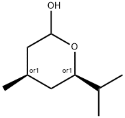 2H-Pyran-2-ol,tetrahydro-4-methyl-6-(1-methylethyl)-,(4R,6R)-rel-(9CI) 구조식 이미지