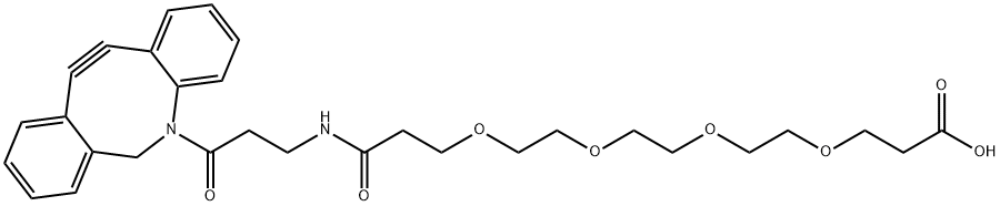 DBCO-PEG4-acid Structure