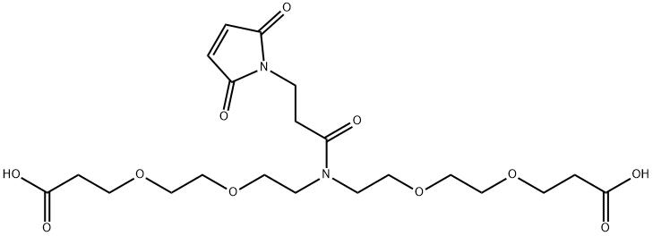 N-Mal-N-bis(PEG2-acid) 구조식 이미지