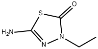 1,3,4-Thiadiazol-2(3H)-one,5-amino-3-ethyl-(9CI) 구조식 이미지