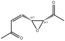 3-Buten-2-one, 4-[(2R,3R)-3-acetyloxiranyl]-, (3Z)-rel- (9CI) 구조식 이미지