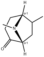 8-Azabicyclo[3.2.1]octan-2-one,6,8-dimethyl-,(1R,5R)-rel-(9CI) 구조식 이미지