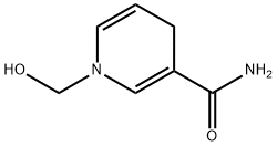 3-Pyridinecarboxamide,1,4-dihydro-1-(hydroxymethyl)-(9CI) Structure