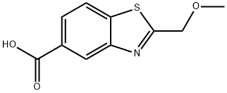 5-Benzothiazolecarboxylicacid,2-(methoxymethyl)-(9CI) Structure