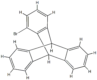 1-브로모-9,10-디하이드로-9,10-[1,2]벤젠안트라센 구조식 이미지