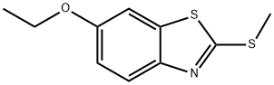 Benzothiazole, 6-ethoxy-2-(methylthio)- (6CI,8CI,9CI) 구조식 이미지