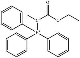 2-(트리페닐-포스파닐리덴)-프로피온산에틸에스테르 구조식 이미지
