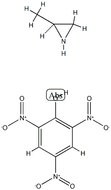 2-methylaziridine, 2,4,6-trinitrophenol 구조식 이미지