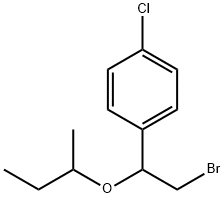 [α-(Bromomethyl)-p-chlorobenzyl]sec-butyl ether Structure