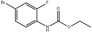 ethyl 4-bromo-2-fluorophenylcarbamate Structure