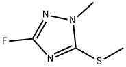 1H-1,2,4-Triazole,3-fluoro-1-methyl-5-(methylthio)-(9CI) 구조식 이미지