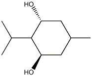 1,3-Cyclohexanediol,5-methyl-2-(1-methylethyl)-,(1R,2alpha,3R,5bta)-(9CI) Structure