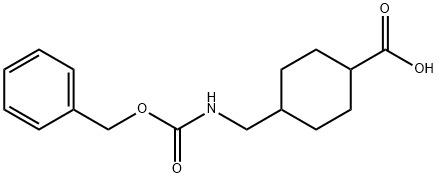 4-({[(BENZYLOXY)CARBONYL]AMINO}METHYL)CYCLOHEXANECARBOXYLIC ACID 구조식 이미지