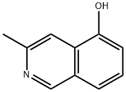 5-이소퀴놀리놀,3-메틸-(9CI) 구조식 이미지