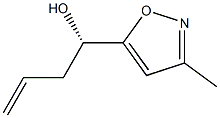 5-Isoxazolemethanol,3-methyl--alpha--2-propenyl-,(-alpha-S)-(9CI) Structure