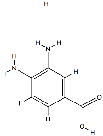 Benzoic  acid,  3,4-diamino-,  conjugate  monoacid  (8CI) Structure