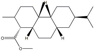 (1R,4bβ,8aβ,10aα)-Tetradecahydro-7β-isopropyl-1,4aβ-dimethyl-1α-phenanthrenecarboxylic acid methyl ester 구조식 이미지