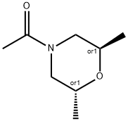 모르폴린,4-아세틸-2,6-디메틸-,(2R,6R)-rel-(9CI) 구조식 이미지