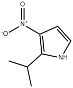 1H-Pyrrole,2-(1-methylethyl)-3-nitro-(9CI) 구조식 이미지