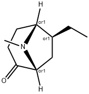 8-Azabicyclo[3.2.1]octan-2-one,6-ethyl-8-methyl-,(1R,5R,6S)-rel-(9CI) 구조식 이미지