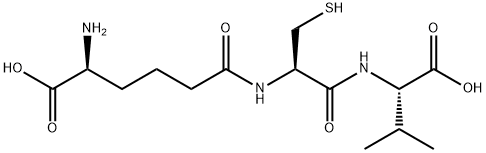 5-(2-aminoadipyl)cysteinylvaline Structure