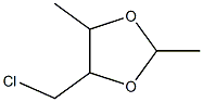 1,3-Dioxolane,  4-(chloromethyl)-2,5-dimethyl-,  stereoisomer 구조식 이미지