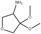 3-푸라나민,테트라히드로-4,4-디메톡시-(9CI) 구조식 이미지