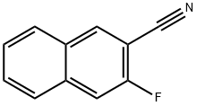 2-Cyano-3-fluoro-2-naphthalene Structure