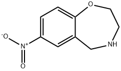 2,3,4,5-Tetrahydro-7-nitro-1,4-benzoxapine Structure