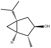 (1S,5α)-4α-Methyl-1α-isopropylbicyclo[3.1.0]hexan-3β-ol Structure