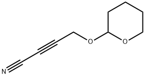 2-Butynenitrile,4-[(tetrahydro-2H-pyran-2-yl)oxy]-(9CI) 구조식 이미지