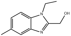 1H-Benzimidazole-2-methanol,1-ethyl-5-methyl-(9CI) 구조식 이미지