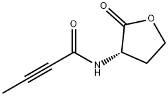 2-Butynamide,N-[(3S)-tetrahydro-2-oxo-3-furanyl]-(9CI) Structure