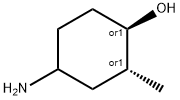 Cyclohexanol, 4-amino-2-methyl-, (1R,2R)-rel- (9CI) Structure