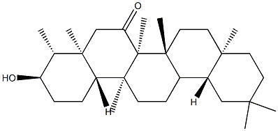 3α-Hydroxy-D:A-friedooleanan-7-온 구조식 이미지