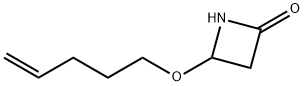 2-Azetidinone,4-(4-pentenyloxy)-(9CI) Structure