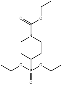 Piperidine-1-carboxylic acid, 4-diethoxyphosphoryl ethyl ester Structure