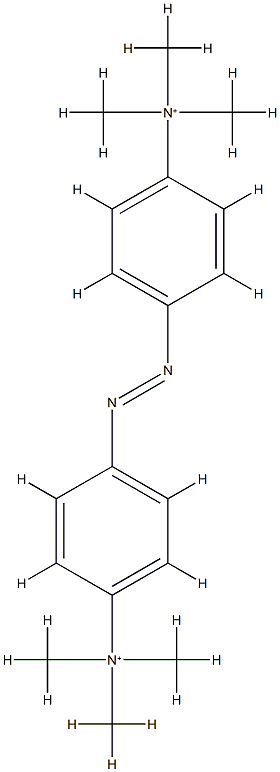4-azobenzenetrimethylammonium Structure