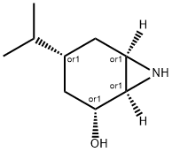 7-Azabicyclo[4.1.0]heptan-2-ol,4-(1-methylethyl)-,(1R,2R,4R,6R)-rel-(9CI) 구조식 이미지