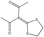 2-(1-Acetyl-2-oxopropylidene)-1,3-dithiolane Structure