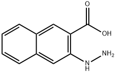 2-나프탈렌카르복실산,3-히드라지노-(9CI) 구조식 이미지