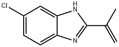 1H-Benzimidazole,5-chloro-2-(1-methylethenyl)-(9CI) 구조식 이미지