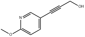 2-Propyn-1-ol,3-(6-methoxy-3-pyridinyl)-(9CI) Structure