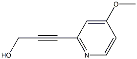 2-Propyn-1-ol,3-(4-methoxy-2-pyridinyl)-(9CI) 구조식 이미지