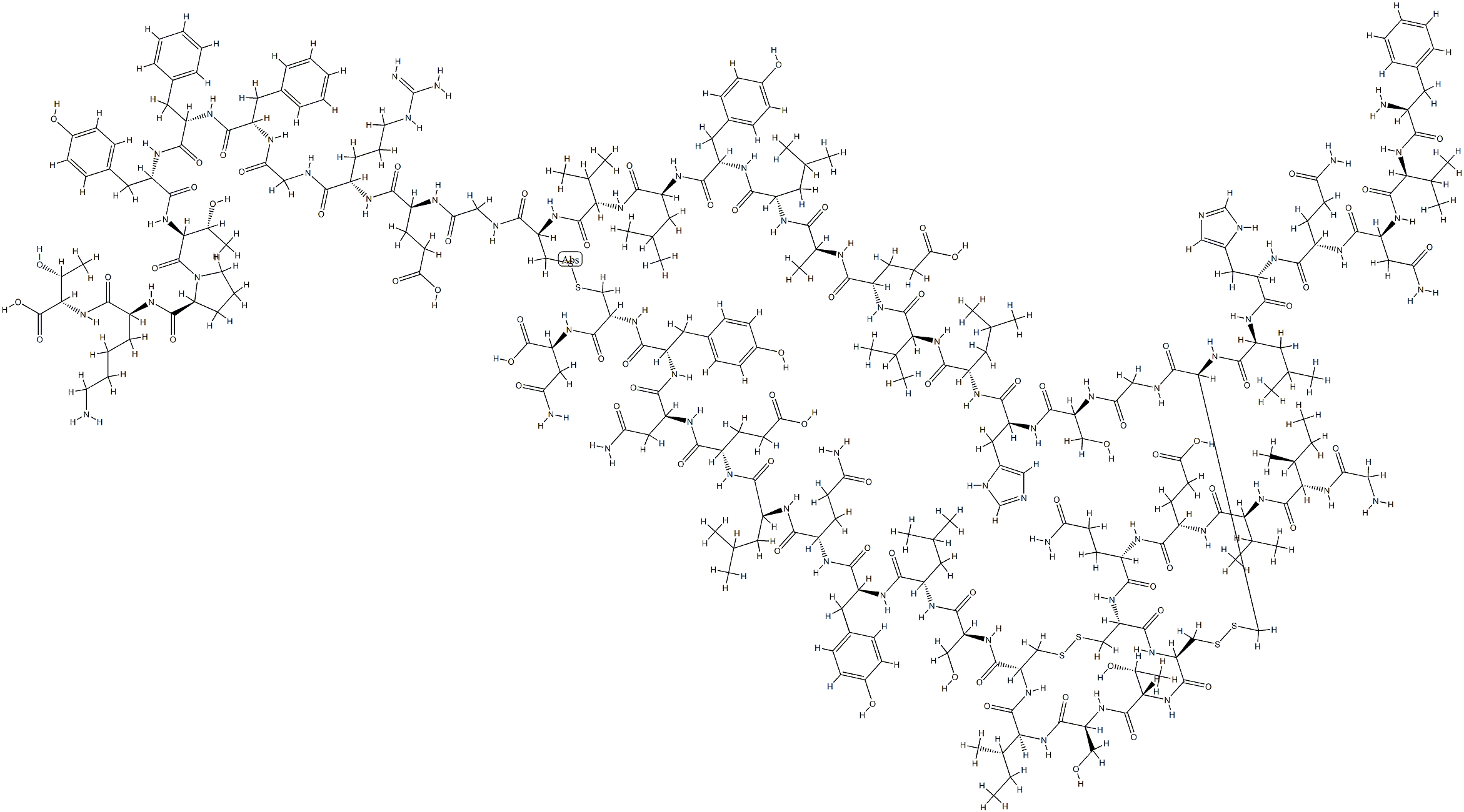 Pegvisomant 구조식 이미지