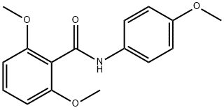 2,6-DIMETHOXY-N-(4-METHOXYPHENYL)BENZAMIDE Structure
