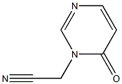 1(6H)-피리미딘아세토니트릴,6-옥소-(9CI) 구조식 이미지