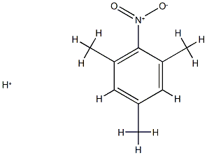 메시틸렌,2-니트로-,공액산(8CI) 구조식 이미지