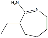 2H-Azepin-7-amine,6-ethyl-3,4,5,6-tetrahydro-(9CI) Structure