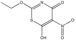6H-1,3-Thiazin-6-one,2-ethoxy-4-hydroxy-5-nitro-(9CI) 구조식 이미지